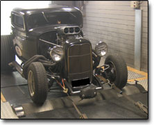 Dynotesting Ford 1932 Hot Rod - Förgasare