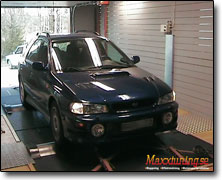 Dynotesting Subaru Boxer (2000cc) Orginal ECU, Orginal, Bensin 95/98